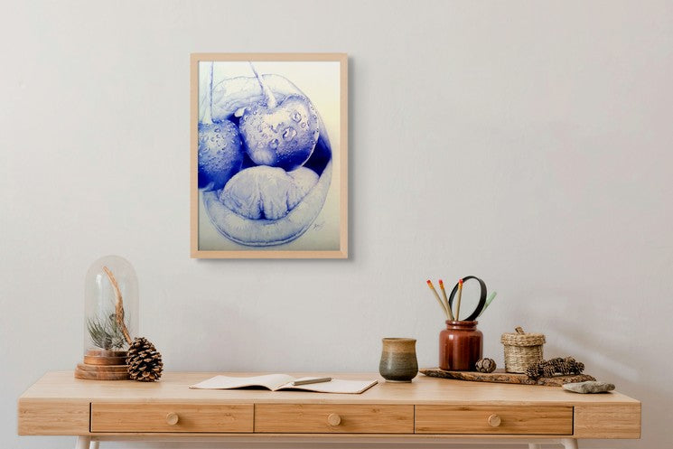 Cherry de Beus — dessin contemporain au stylo Bic sur papier