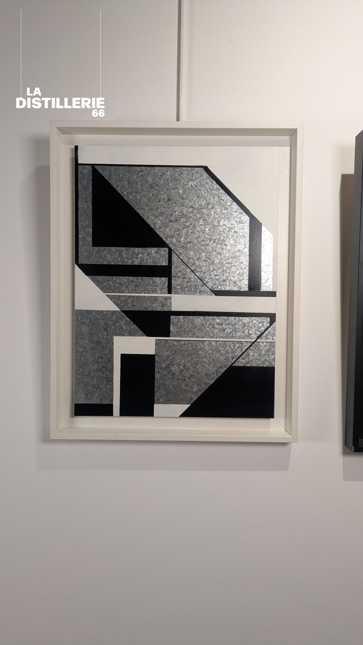 Toncé — BWmetal, œuvre contemporaine en technique mixte sur acier
