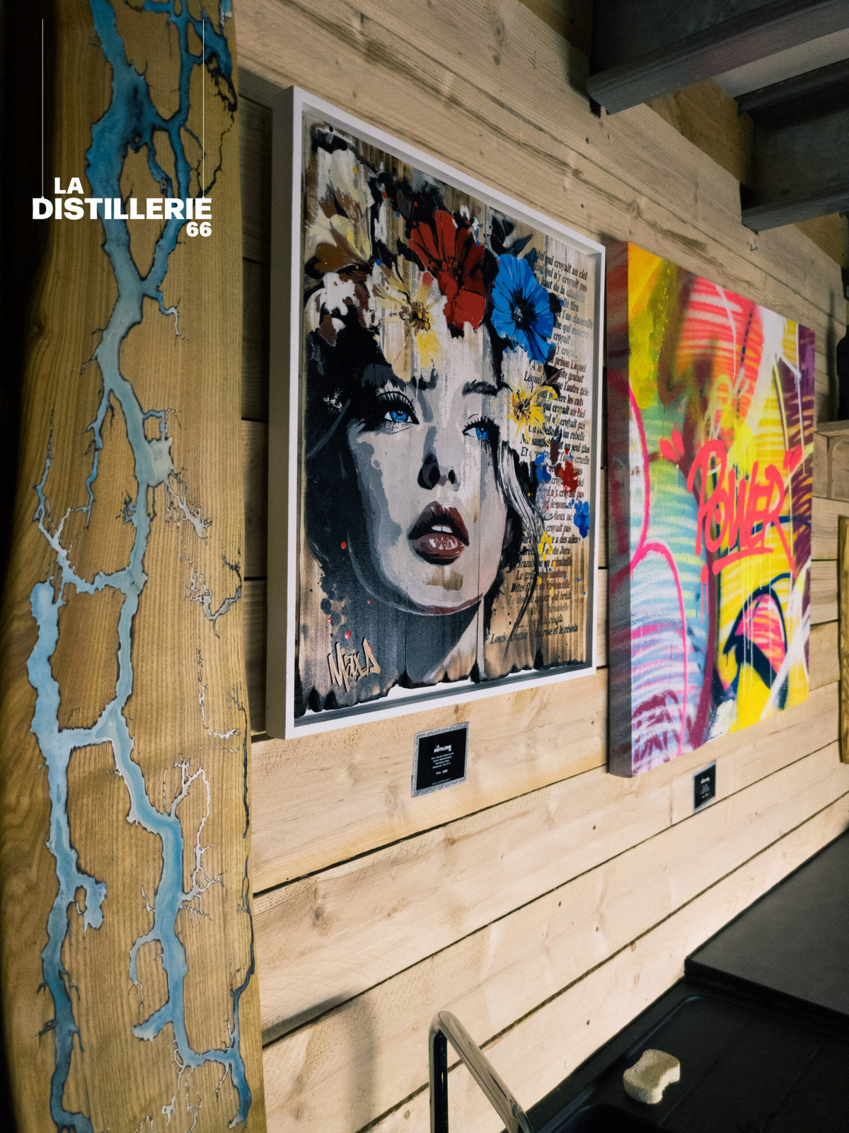 Celui qui croyait au ciel par Maxime Andriot — Pop Art sur bois de peuplier