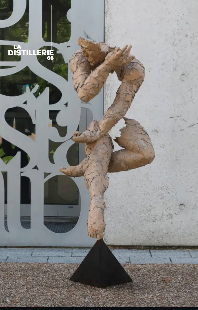 Œuvre Équilibre par Éric Montaux — sculpture contemporaine, soudures et assemblages