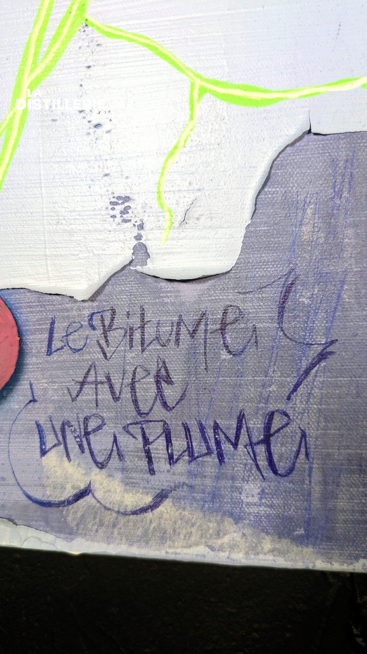 Graffitisme — création de Faki autour de l’érosion, du béton et des couches de graffiti