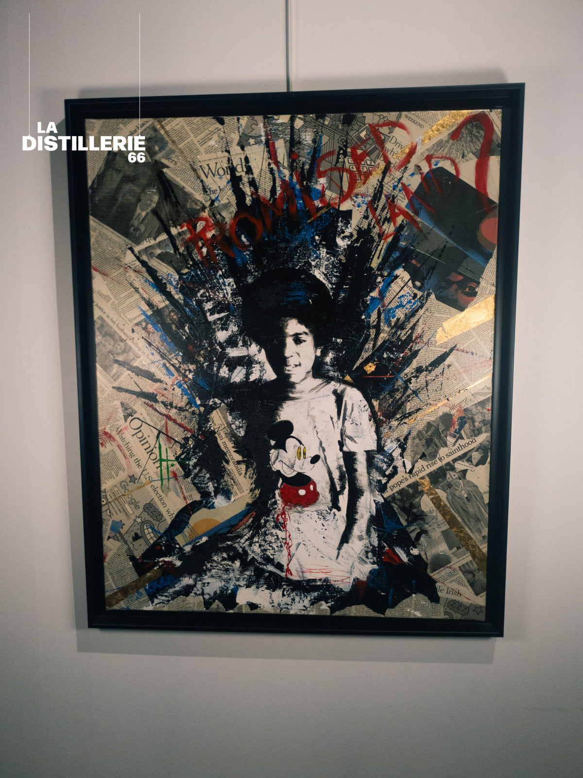 Jackson 5 par Hayat — tableau en collage et peinture, culture populaire