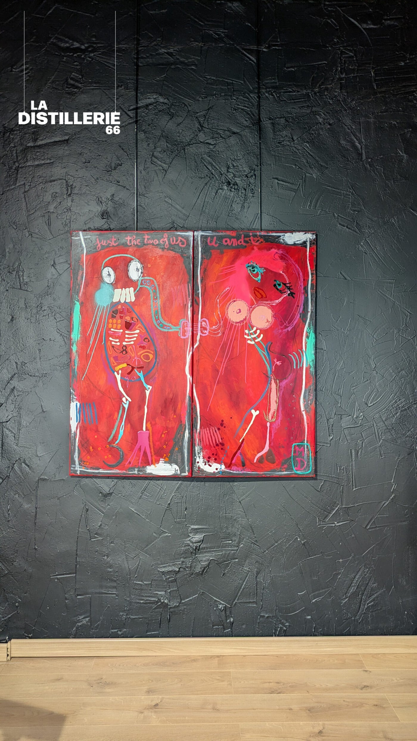 Just The Two Of Us de l’artiste Martine Diotalevi — œuvre originale contemporaine
