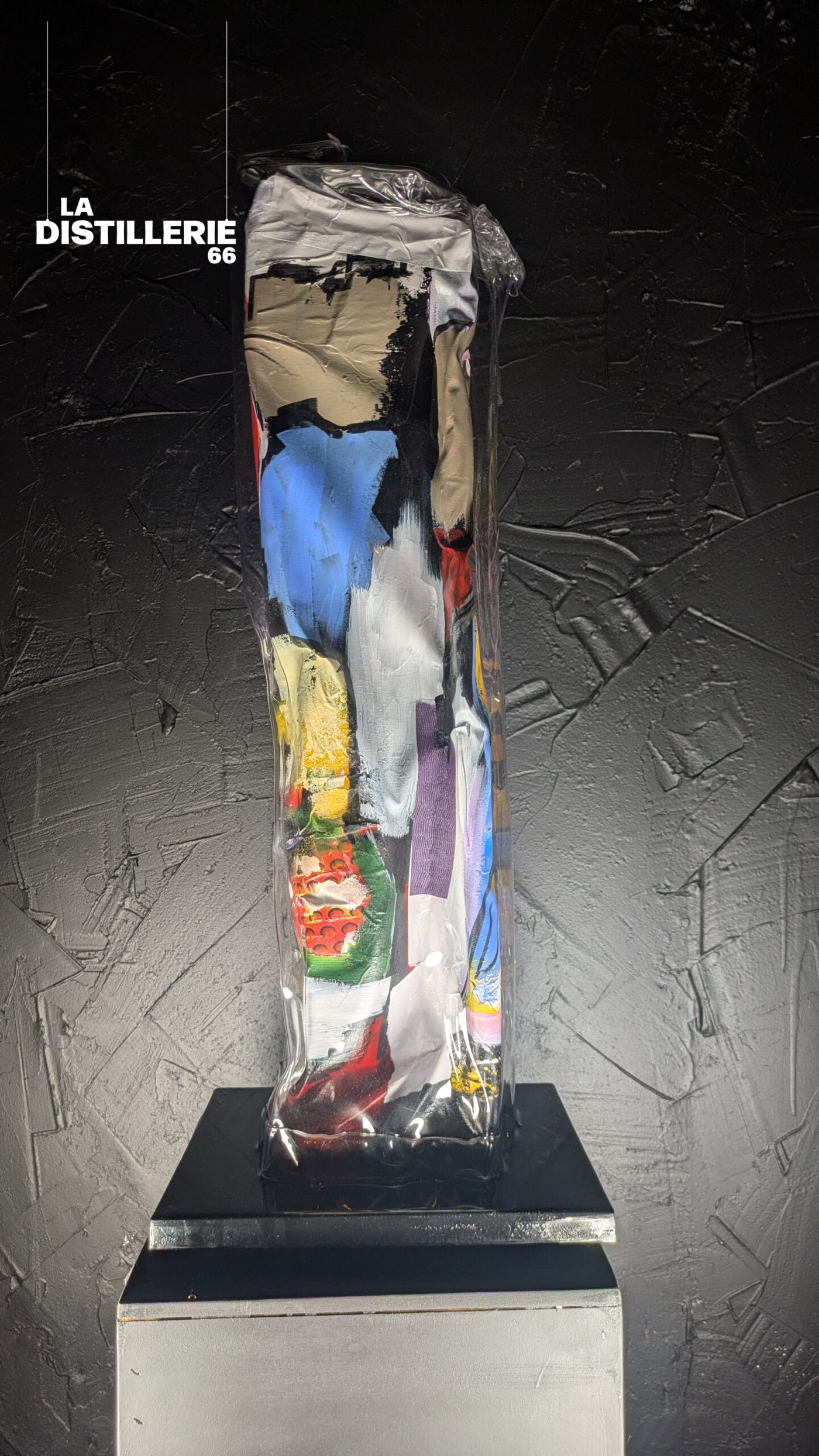 Thierry Clamens — La Timide Et La Rouge, sculpture contemporaine en technique mixte