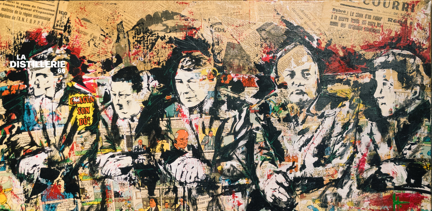 Tontons de l’artiste Hayat — Pop Art, mémoire culturelle et collage