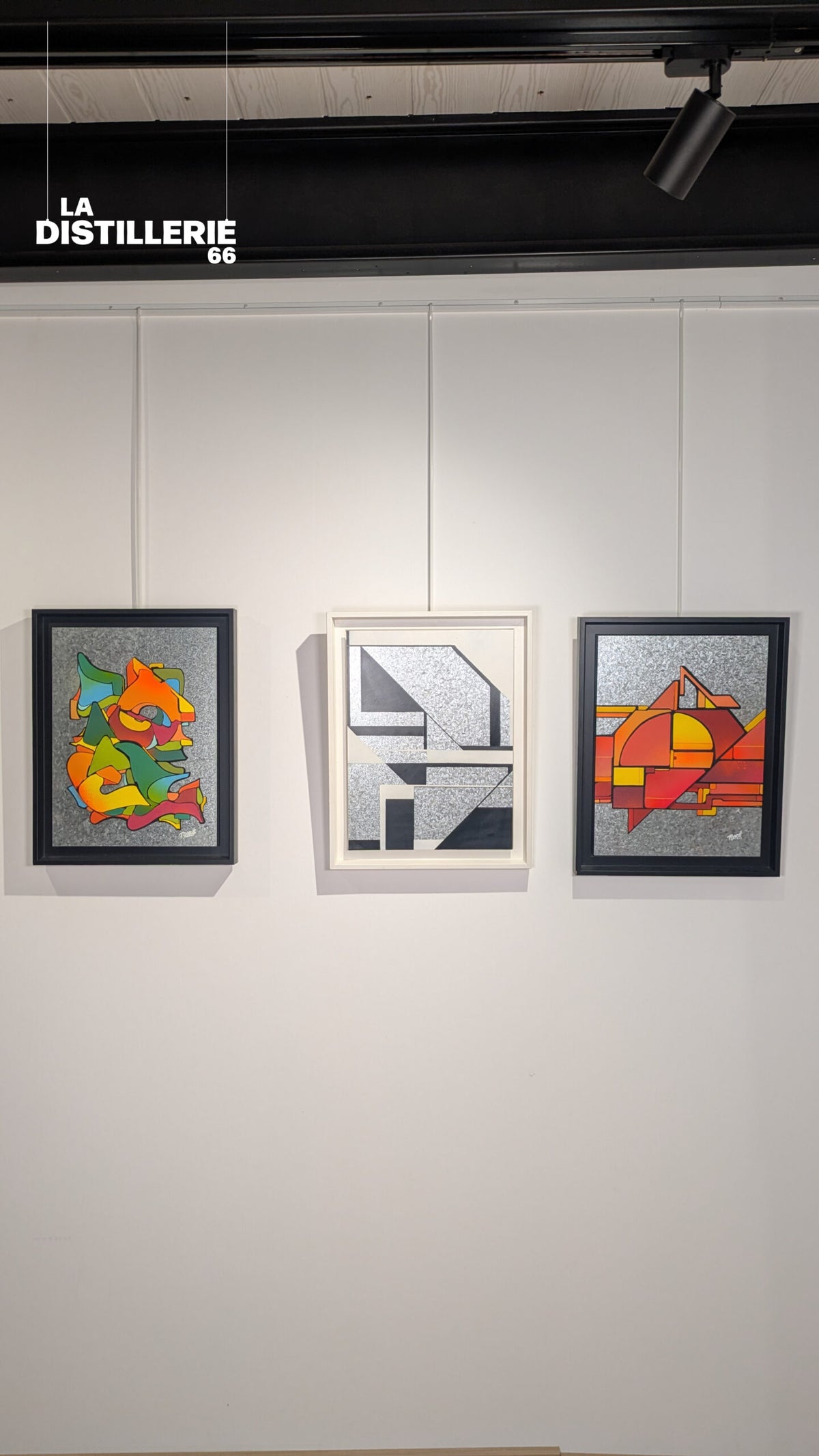 Toncé — Letters Flow, œuvre contemporaine en technique mixte sur acier