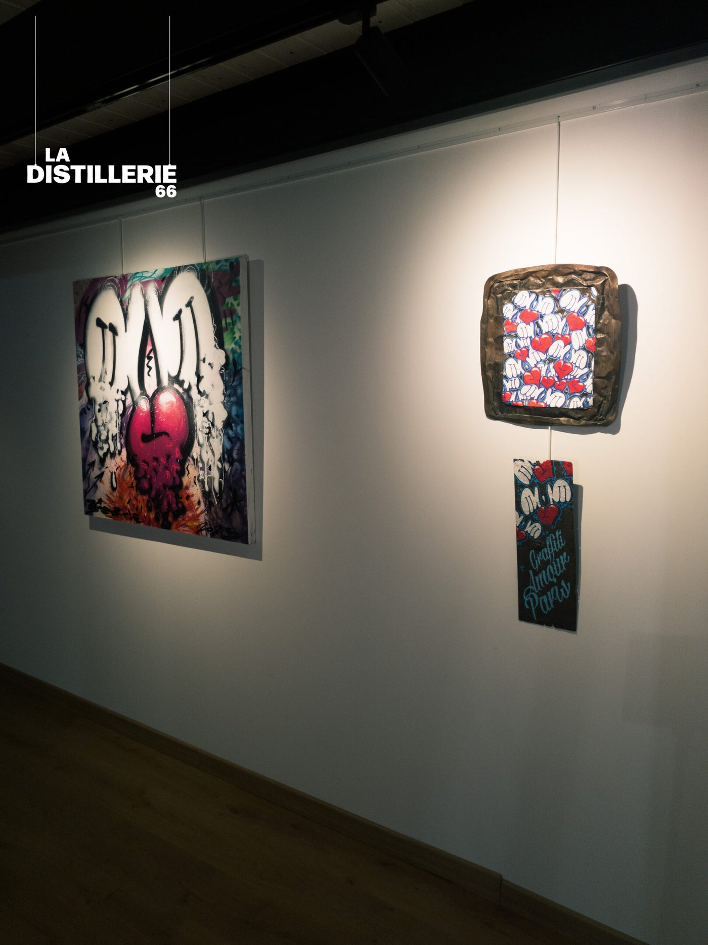 Kœurélé Crew par Kœurélé — street art, métal recyclé et motif de cœurs ailés