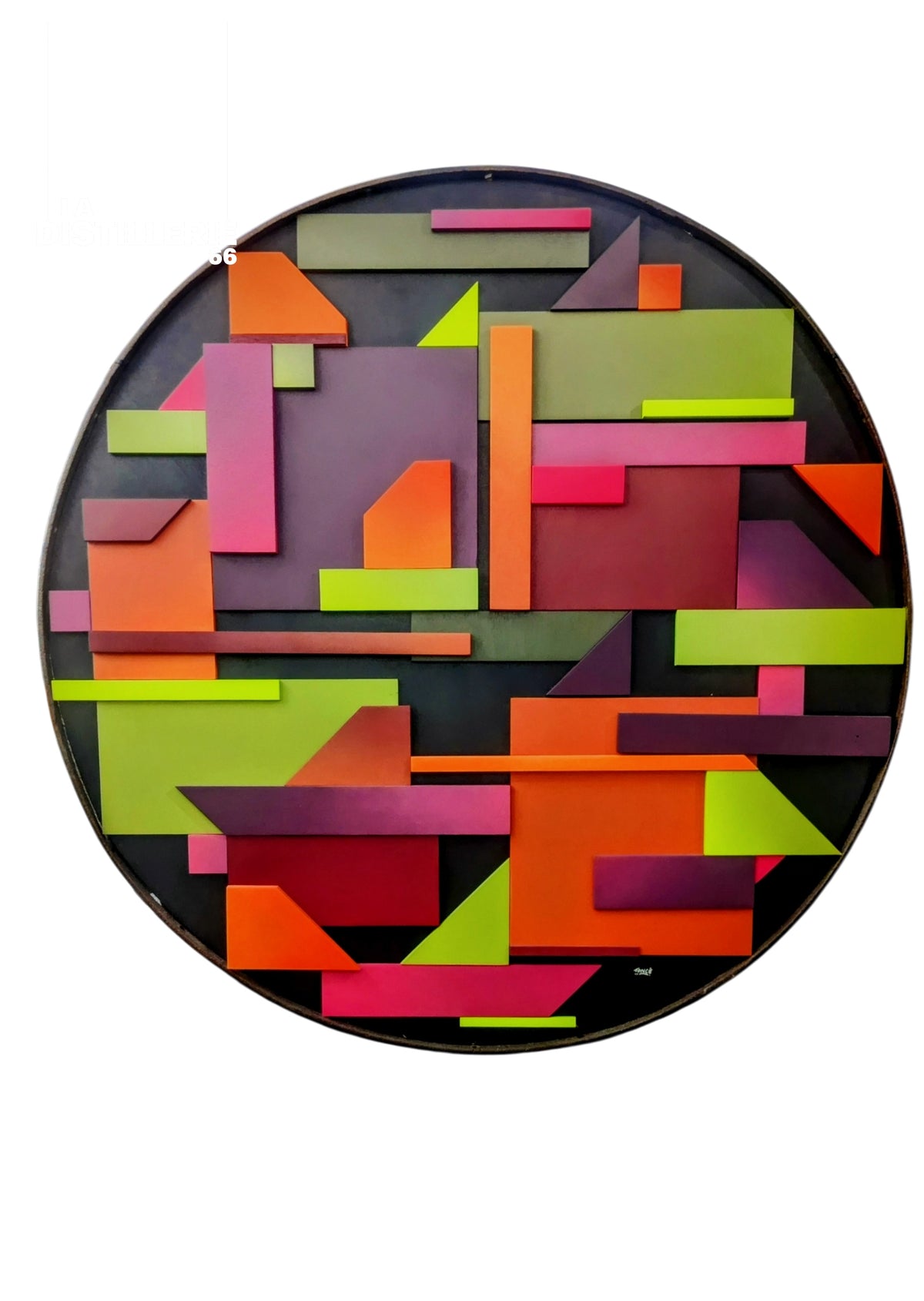 Master Piece de Toncé — création contemporaine sur bois entre graffiti et abstraction
