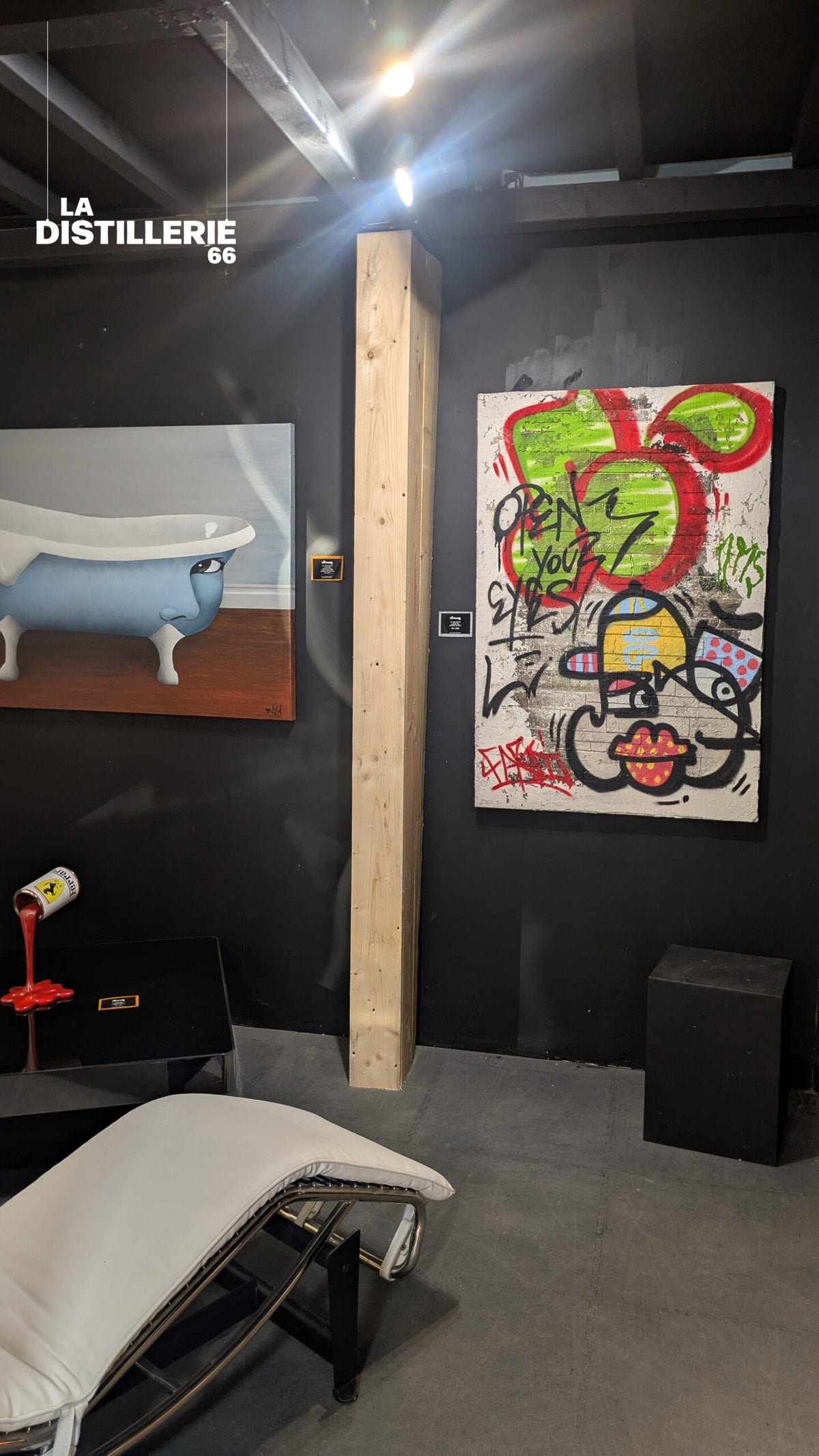 Open Your Eyes — création de Faki, art contemporain urbain et relief mural