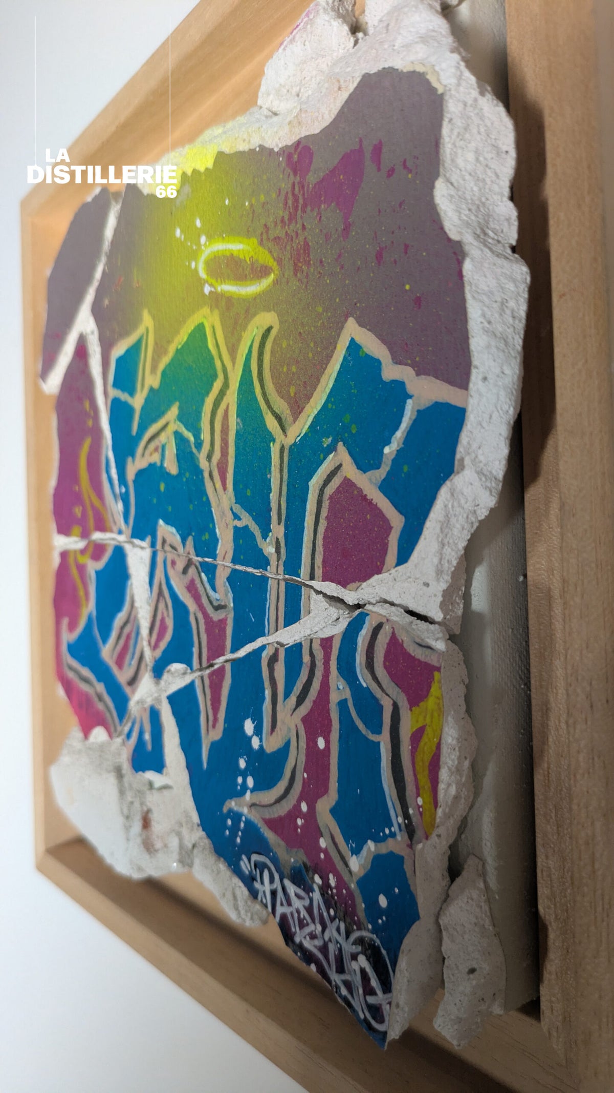 Pablito Mourer — Pedazo Of Street, œuvre de street art en Béton cassé