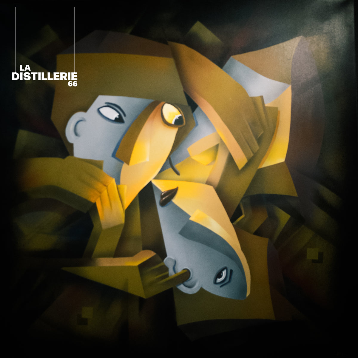 Sagesse par Roko — portrait cubiste contemporain issu de la culture urbaine