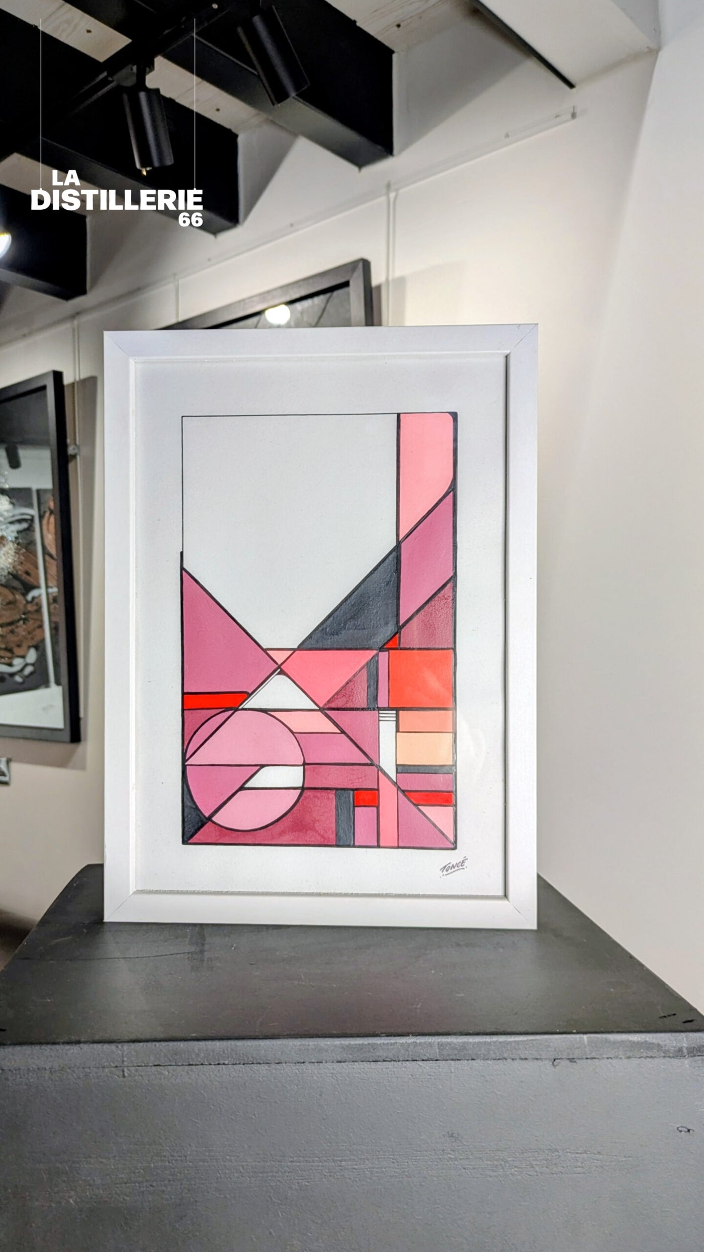 Toncé — Sans titre #2, œuvre contemporaine en technique mixte sur acier