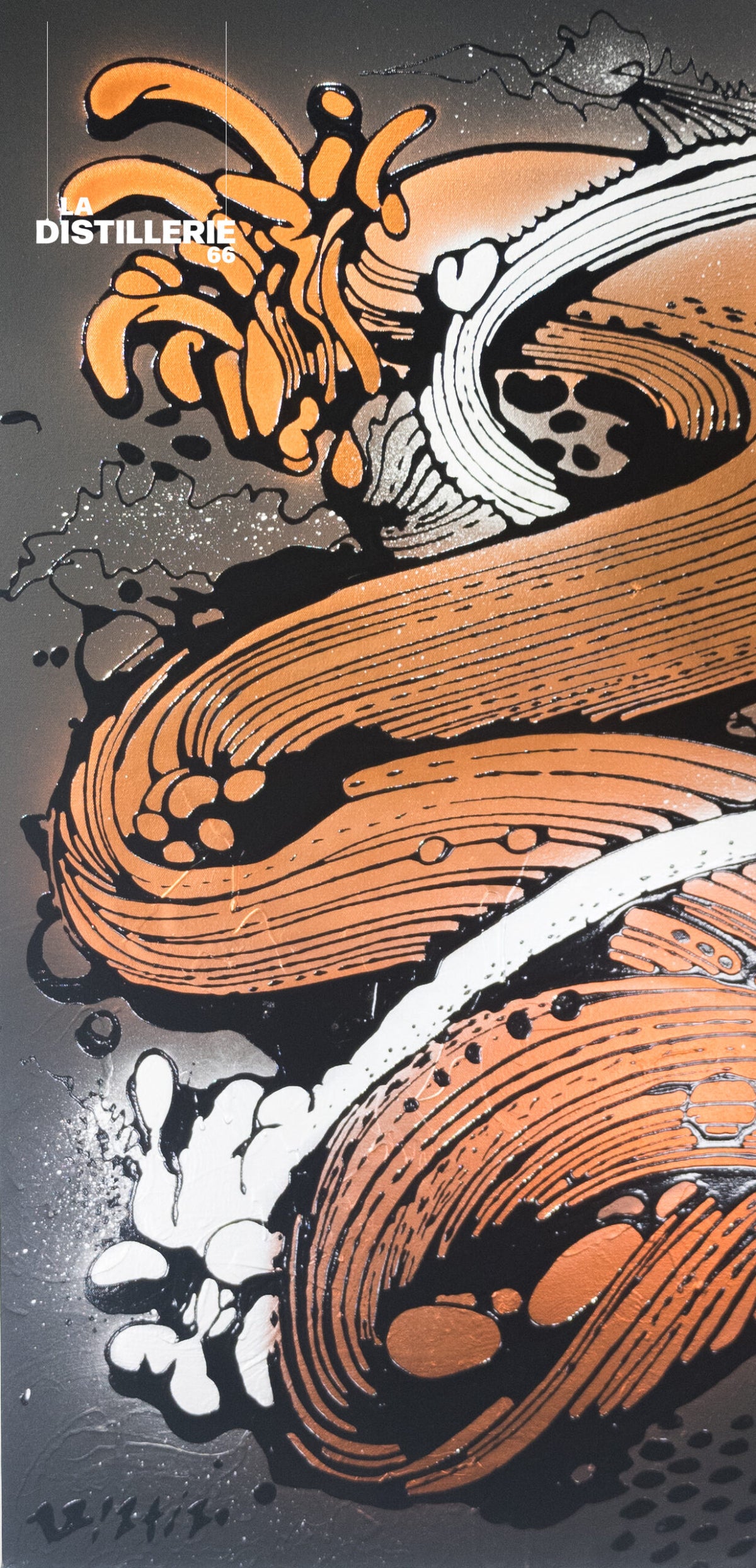 Dragon — peinture de Steve Pitocco au Filing, souffle urbain et mouvement libre