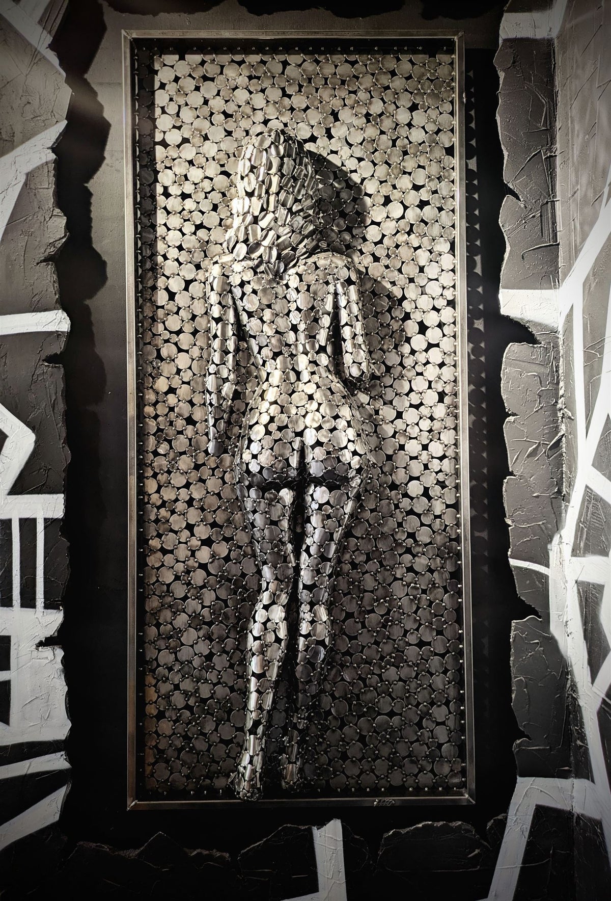 Haro — Elisa, sculpture murale contemporaine en acier