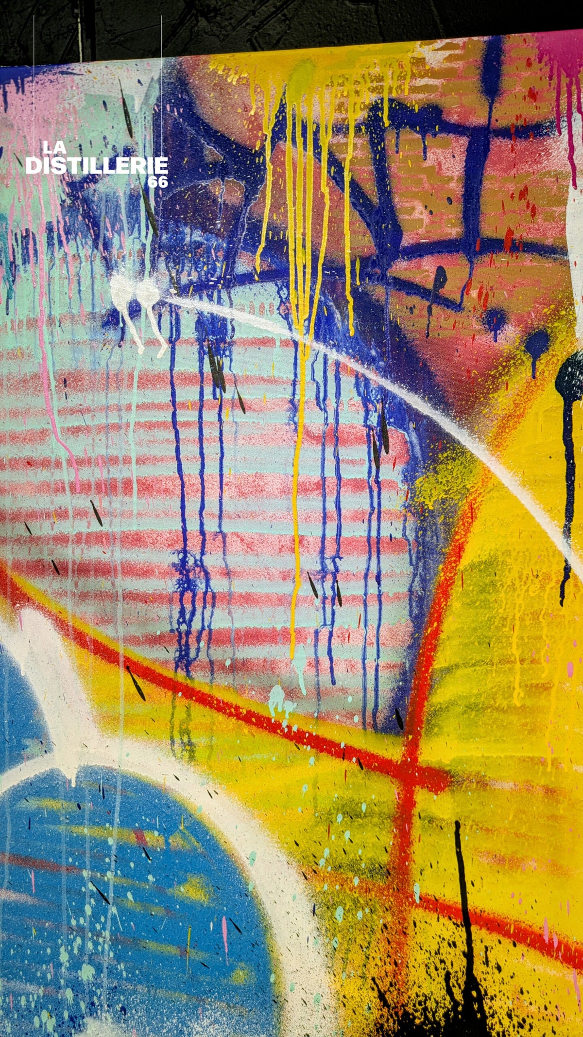 Faki et One Siker — Thunder, œuvre d’art urbain au spray et à l’acrylique