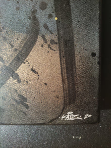 Lion par Katz — art urbain animalier et calligraphie contemporaine