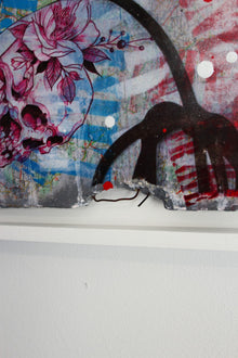 Marianne Fragment #2 — création de Maxime Andriot entre Pop Art, collage et support texturé