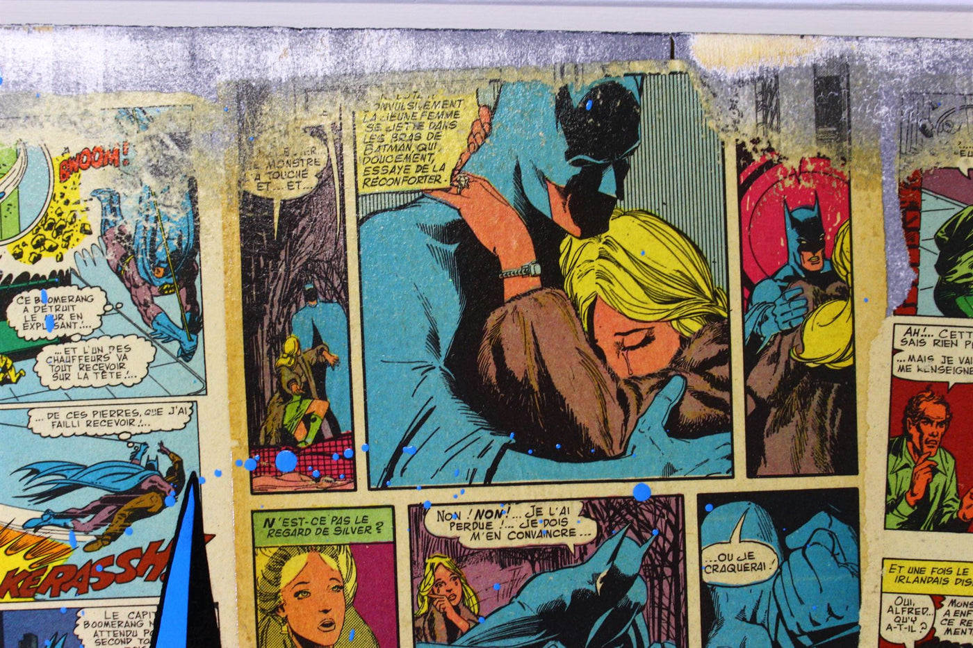 Burned Batman de l’artiste Maxime Andriot — œuvre unique contemporaine