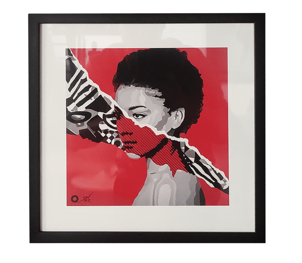 Édition Fine Art Irréversible de SanckOBlack — reproduction d’art urbain sur papier Old Mill 180 g