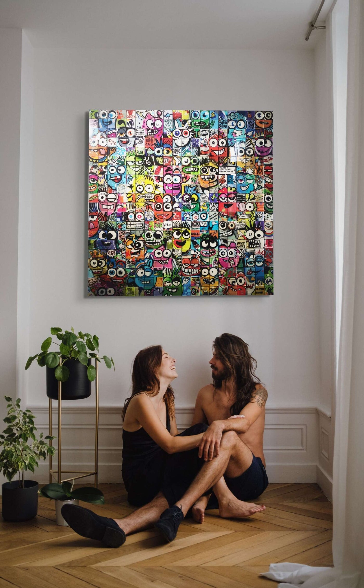 Les P'tites Bestioles — création d’Arykp sur Dibond, photographie, graffiti et art contemporain