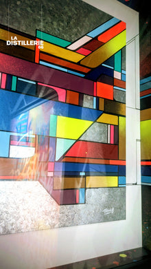 Œuvre Accord par Toncé — plaque d’acier, technique mixte et culture graffiti