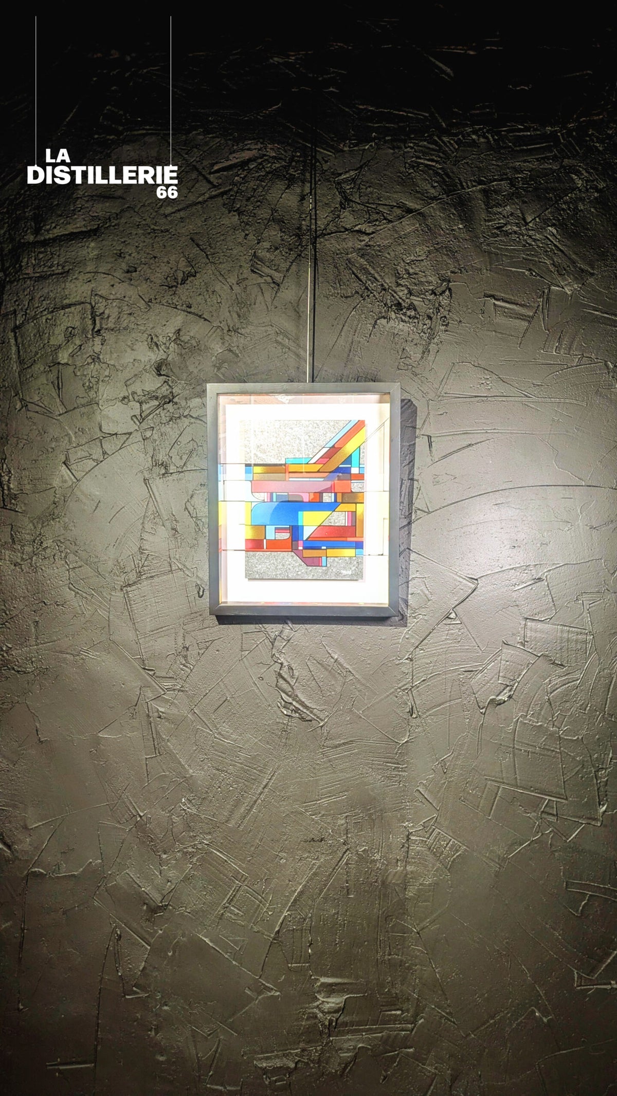 Œuvre de Toncé Accord — graffiti abstrait et matière acier