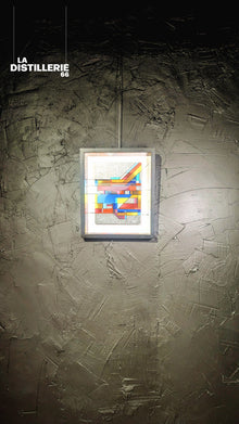 Œuvre de Toncé Accord — graffiti abstrait et matière acier
