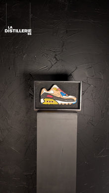 Œuvre de Thomas Vinas Air Max 90 — Mixte sur bois