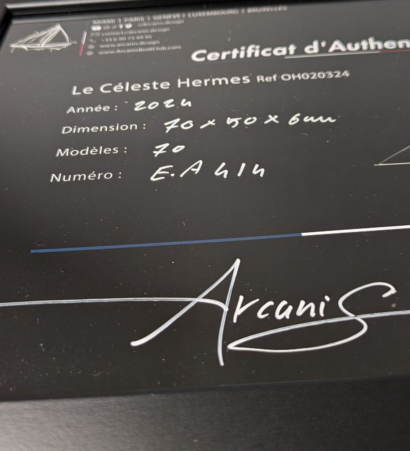 Le Celeste Hermes 70 — Arcanis