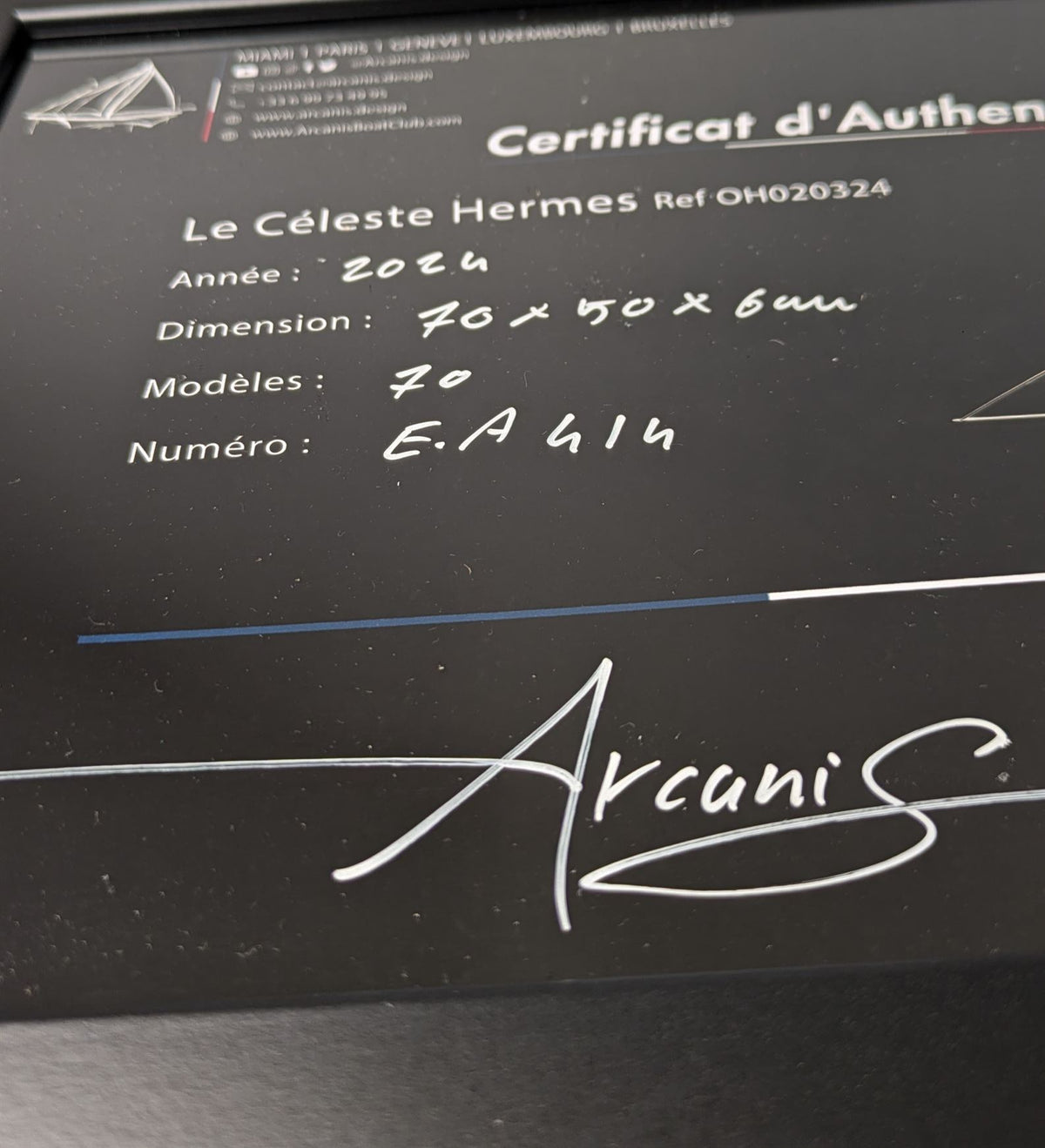 Le Celeste Hermes 70 — Arcanis