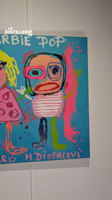 Barbie Pop par Martine Diotalevi — art contemporain, geste libre et figure expressive