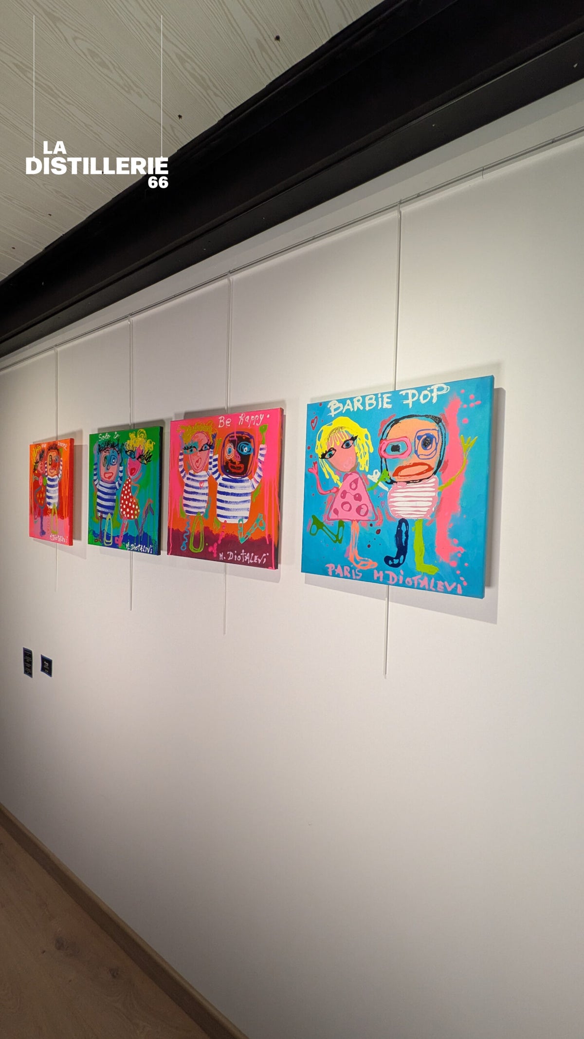 Œuvre Barbie Pop par Martine Diotalevi — peinture en technique mixte, art brut et Pop Art