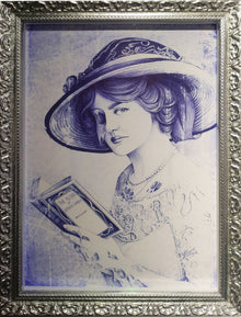 Cordélia — œuvre originale de l’artiste Beus au stylo Bic inspirée du Portrait de Dorian Gray d’Oscar Wilde