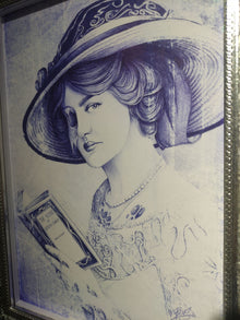 Dessin Cordélia de Beus — œuvre originale au stylo Bic sur papier et référence à Oscar Wilde