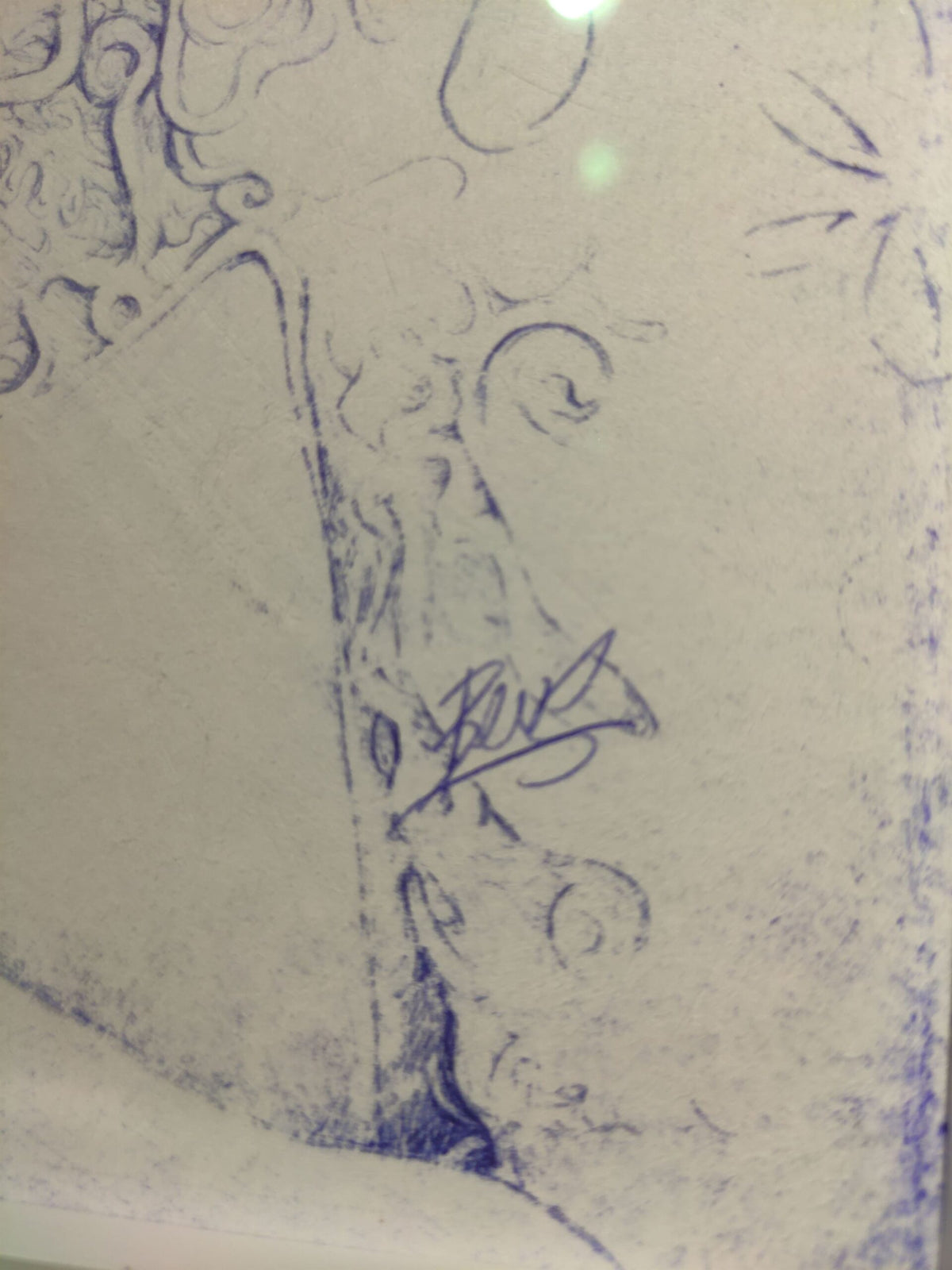 Cordélia — dessin de l’artiste Beus au stylo Bic, inspiration littéraire autour de Dorian Gray