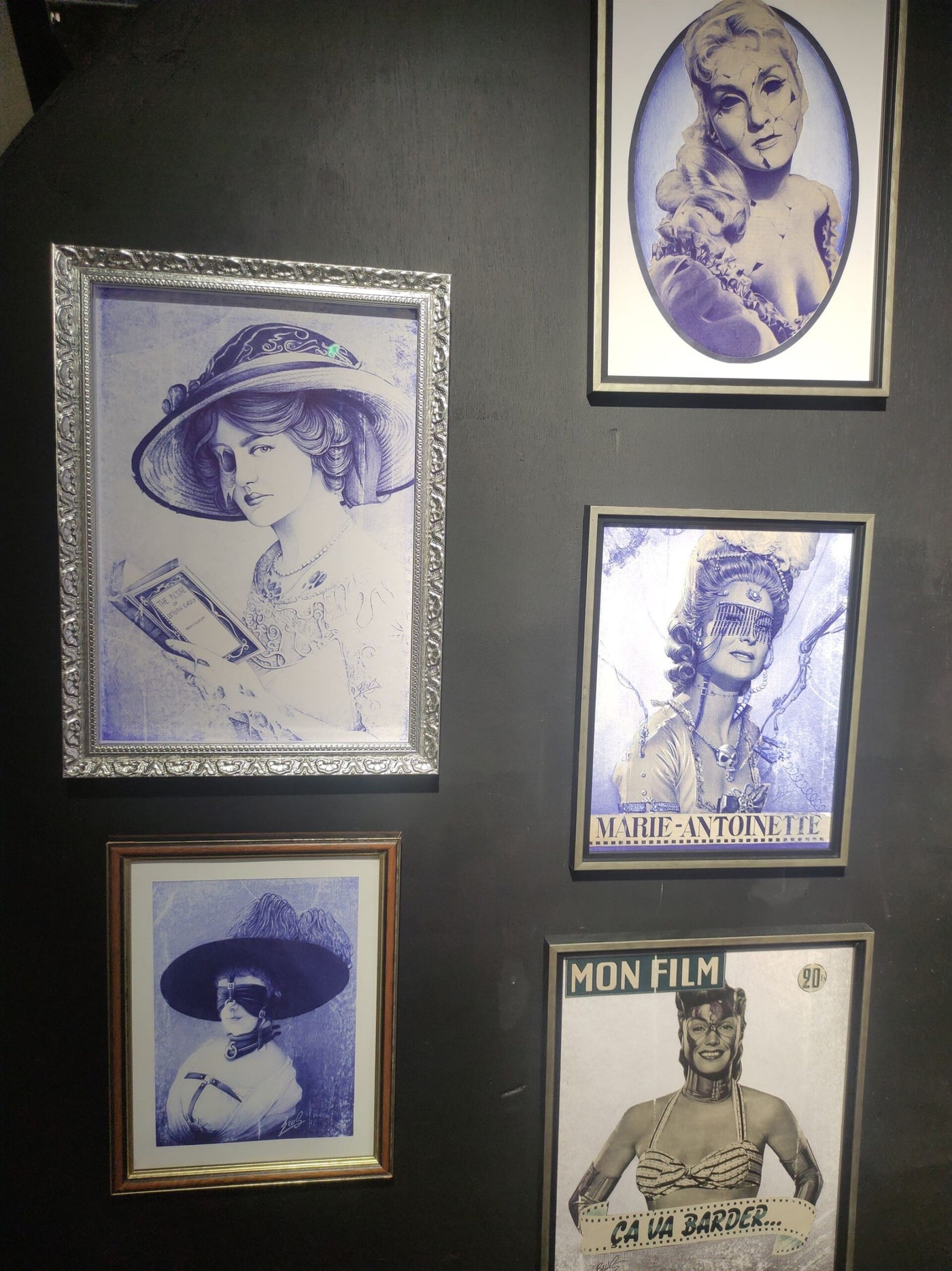 Œuvre Cordélia par Beus — art au stylo Bic inspiré d’Oscar Wilde et du thème de la jeunesse éternelle