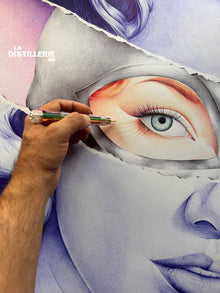 Double Vie — création de BEUS, artiste contemporain au stylo Bic — vue 3