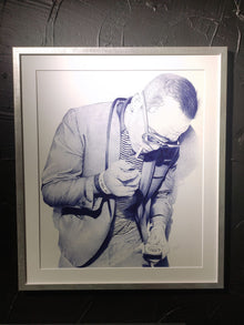 Duane Peters — BEUS — grand format au stylo Bic inspiré par le punk et le skate