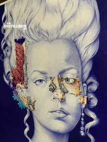 La Décalée — dessin au stylo Bic de l’artiste BEUS — vue 8