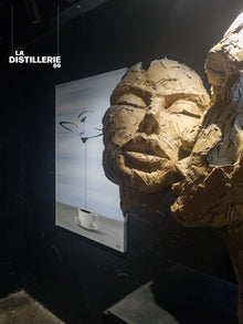 Solo en el Café — BL2A — tableau exposé à La Distillerie 66