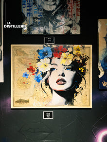 Bon Marché 1890 — création de Maxime Andriot entre Pop Art, collage et support texturé