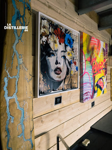 Celui qui croyait au ciel par Maxime Andriot — Pop Art sur bois de peuplier