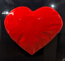 Cœur — œuvre originale de l’artiste Henri Iglesis en acier soufflé laqué, sculpture contemporaine