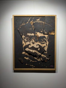 Œuvre Confusion par Thomas Vinas — Technique Mixte sur Bois et support tableau