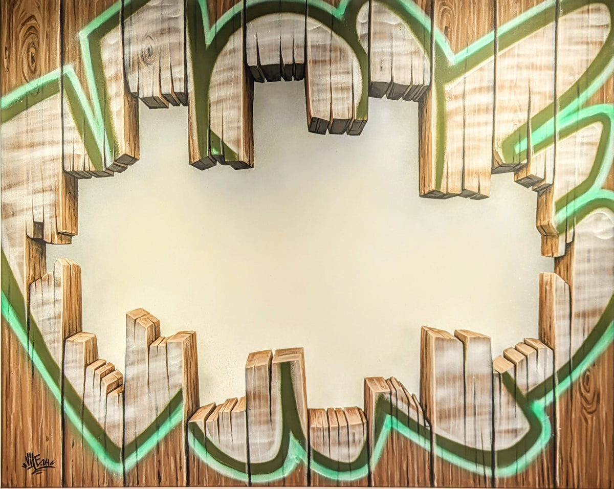 Vile — Essence Urbaine, peinture de street art au spray et à l’acrylique