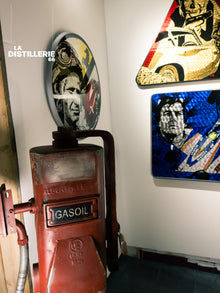 Fangio de Daddy Graff — Ferrari 375 F1, feuille d’argent et Kustom Kulture