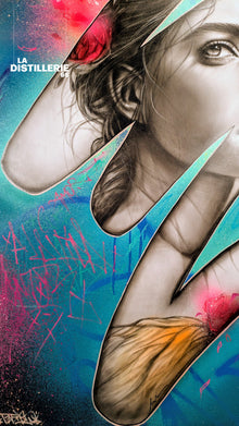 Femme forte — création de Pablito Mourer entre graffiti, couleur et art contemporain