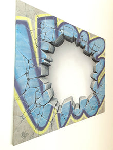 Fragments Urbains — œuvre originale de Vile au spray et à l’acrylique, street art contemporain