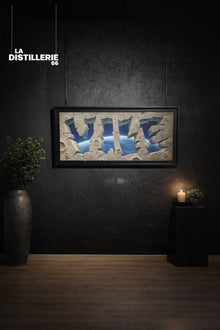 From the Moon to Earth — œuvre originale de Vile au spray et à l’acrylique, graffiti 3D contemporain