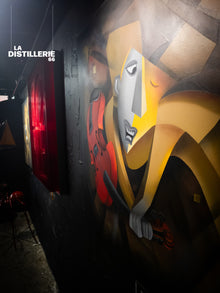 Furieux — tableau de Roko, cubisme moderne et street culture